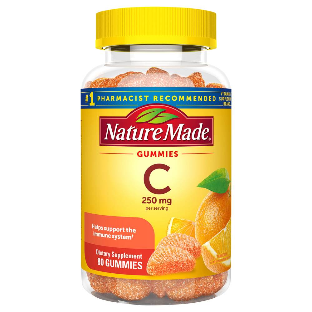 Nature Made Tangerine Vitamin C 250 mg Gummies (0.8 lbs)