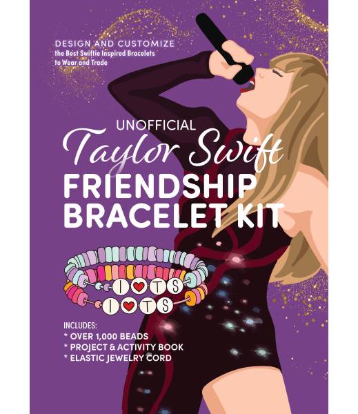 Chartwell Unofficial Taylor Swift Friendship Bracelet Beading Kit, Kit Of 1,000 Pieces
