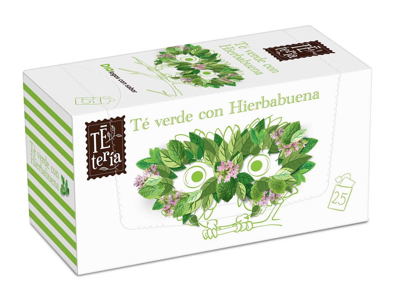 Té Verde Con Hierbabuena Tetería De Dia Caja 25 Unidades