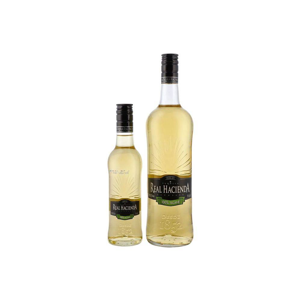 Tequila Real Hacienda Rep 100% 940ml C/Bot 350ml