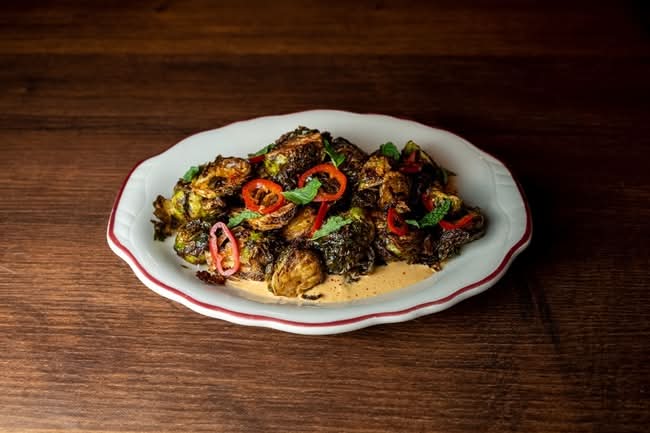CRISPY BRUSSELS SPROUTS