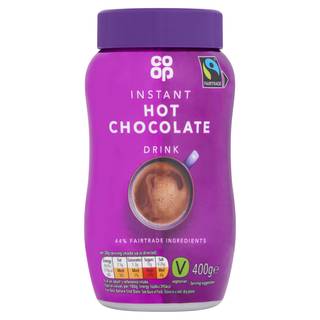 Co-op Fairtrade Instant Hot Chocolate Drink 400g