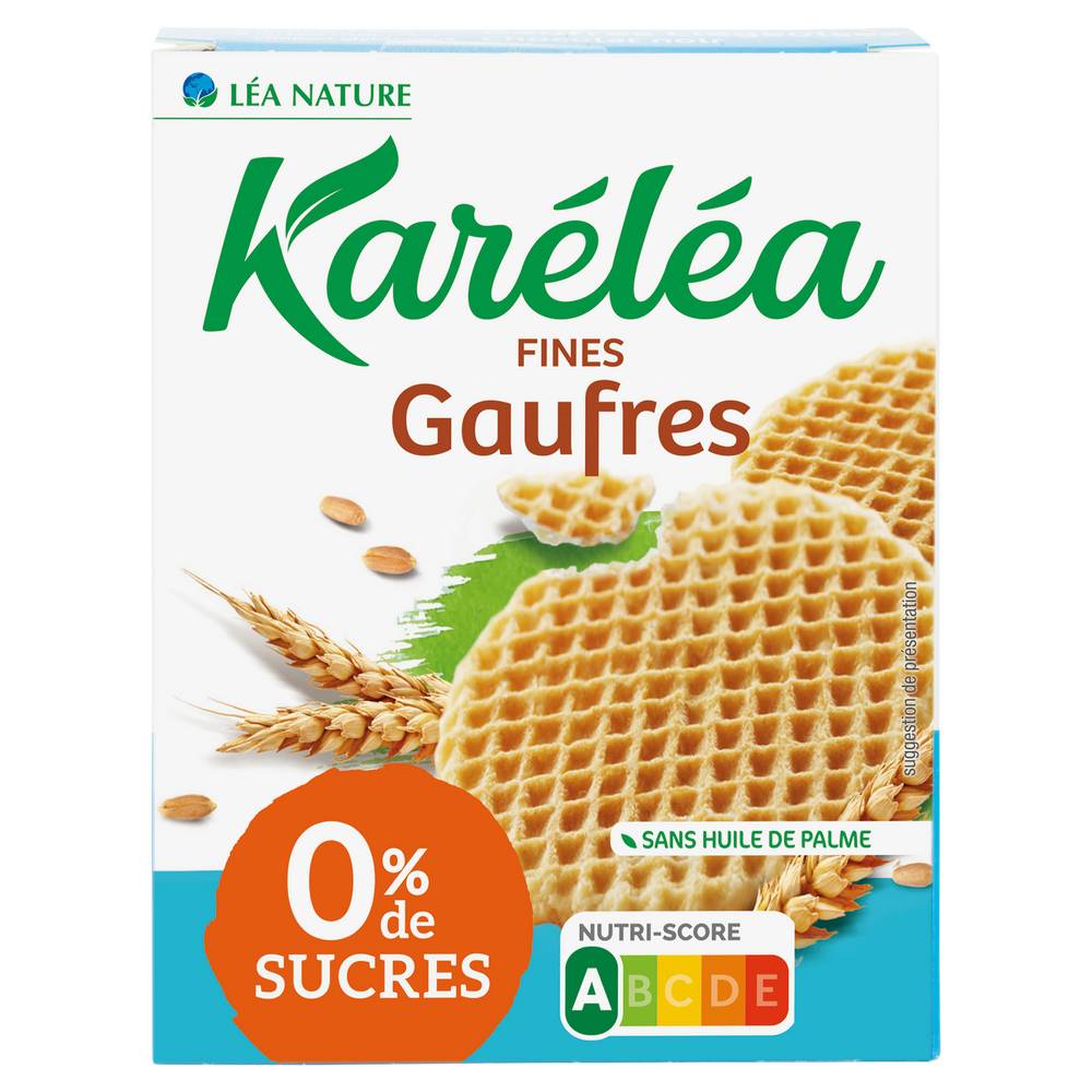 Léa Nature - Karéléa gaufres fines sans sucre