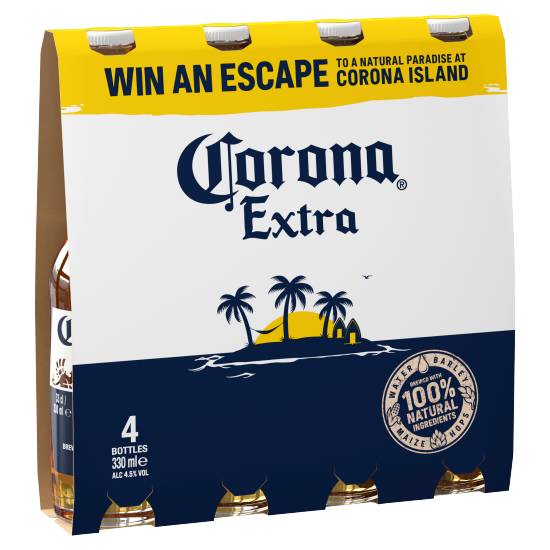 Corona Lager Beer (4 pack, 330 ml)
