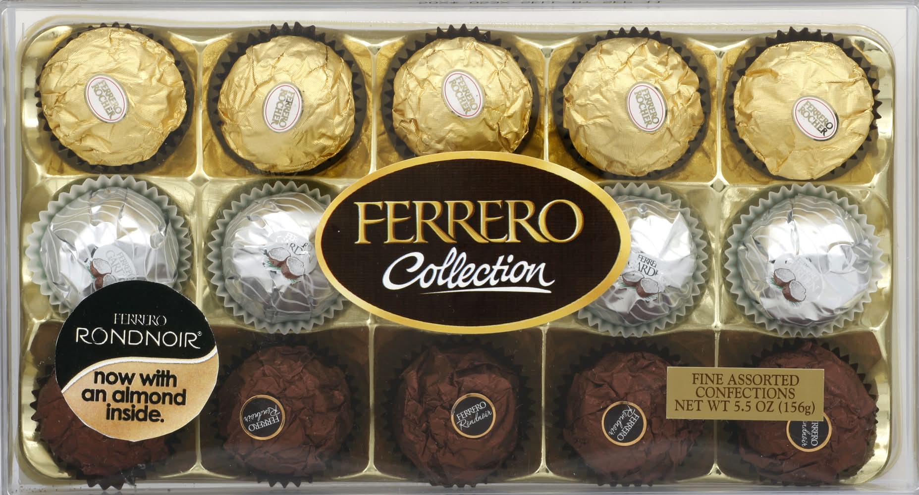Ferrero Rocher Collection Chocolates (5.5 oz, 15 ct)