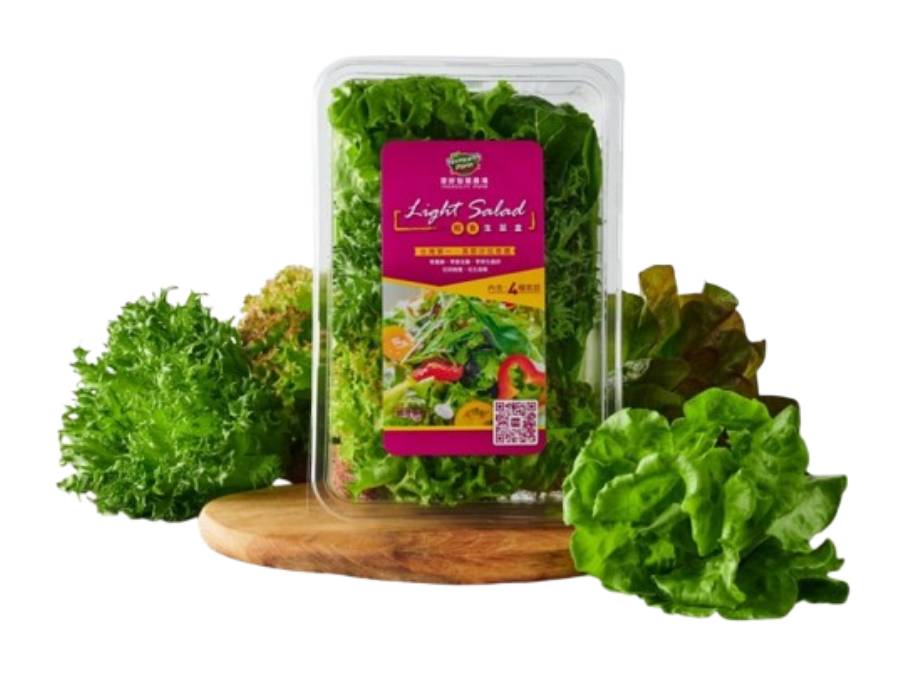 水耕活舒菜輕食生菜盒(4種萵苣)180g±10g