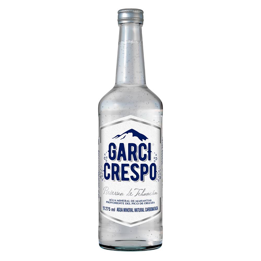 Agua mineral garci crespo vidrio (275 ml.)