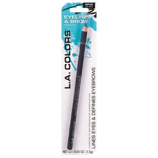 L.a. Colors Bep226 Very Black Eyeliner & Brow Pencil