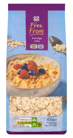 Co-op Free From Porridge Oats (450g)