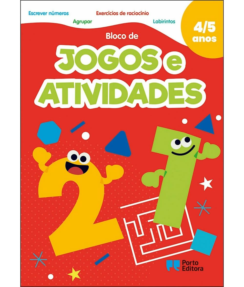 Bloco de Jogos e Atividades - 4/5 Anos