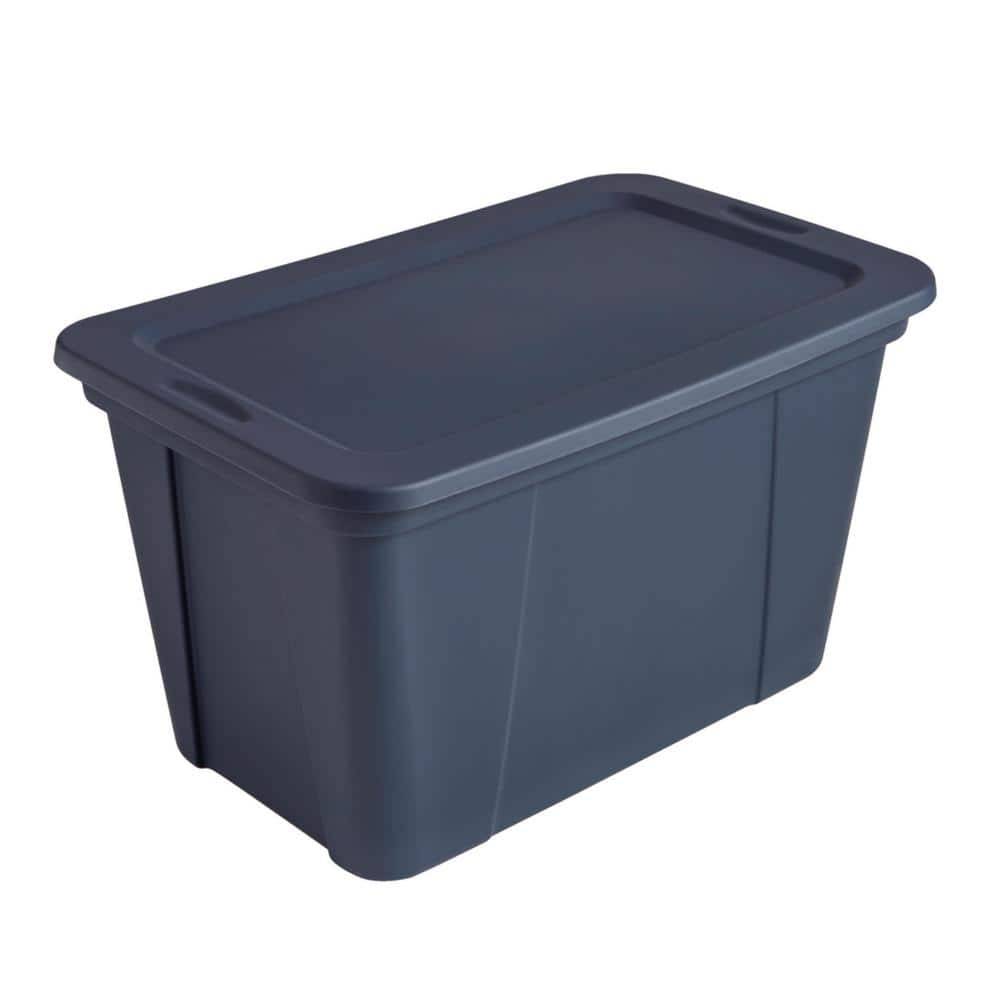 HDX 30 Gallon Capacity Storage Tote, Blue