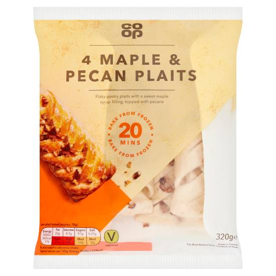 Co-Op Ready To Bake Maple Pecan Plait 4pack