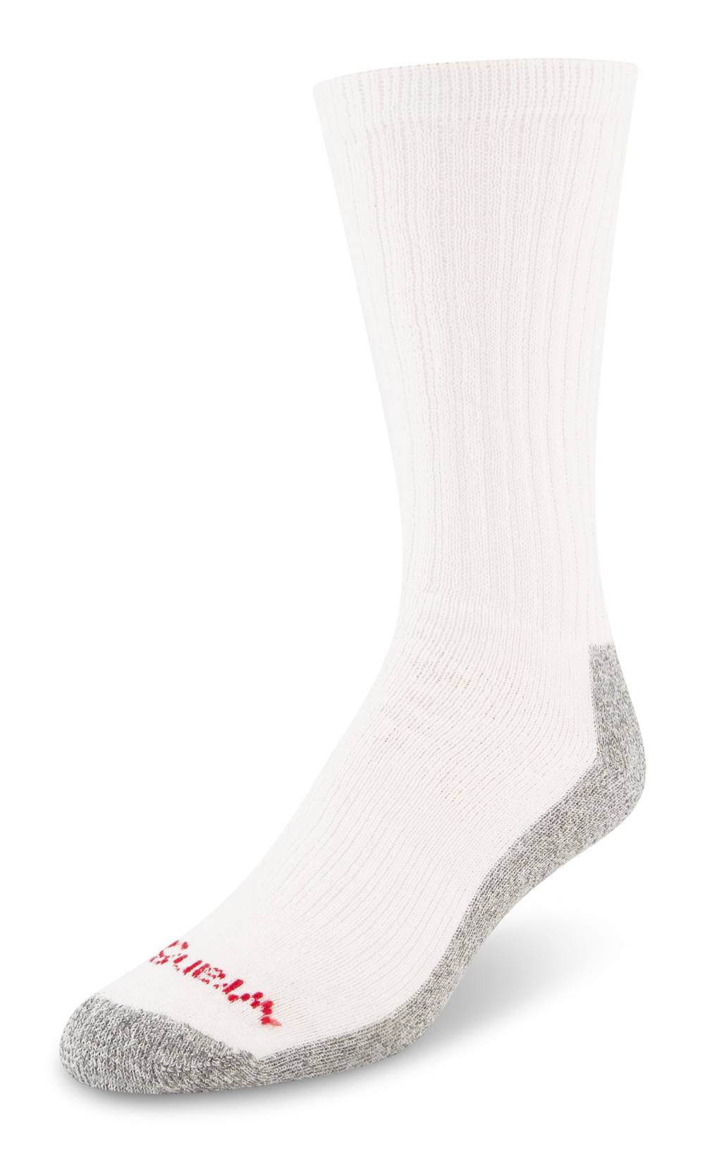 Wrangler Workwear Cushion Comfort Socks, Men, 6-12, White (6 ct)