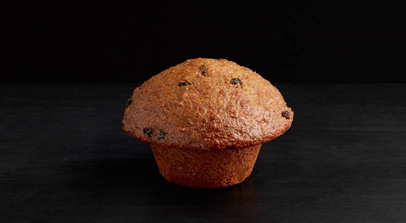 Blueberry Oat Bran Muffin (Vegan)