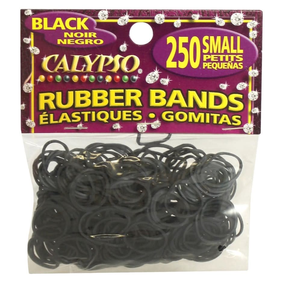 Calypso Rubber Bands, S, Black (250 ct)