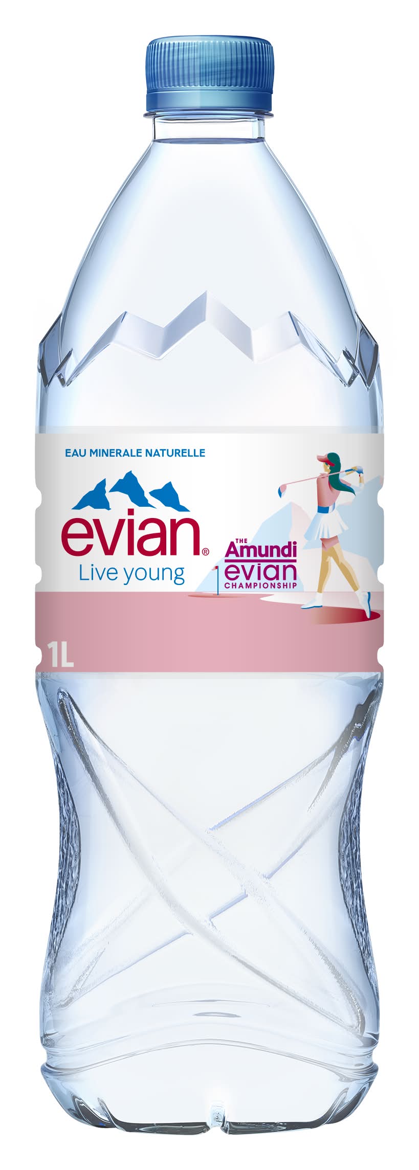 Evian - Eau minerale naturelle (1L)