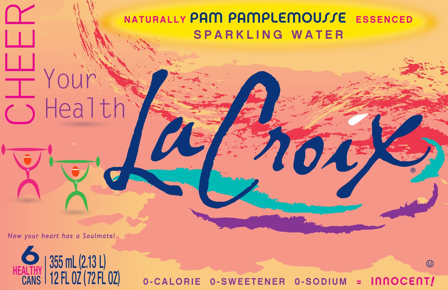 LaCroix Sparkling Water, Pamplemousse (6 x 12 fl oz)