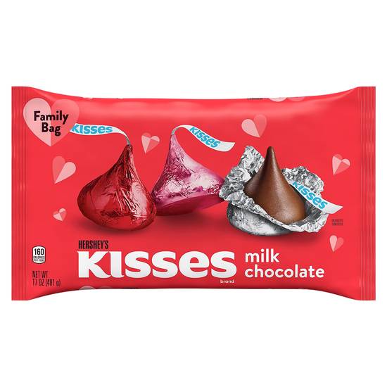 Hershey's Milk Chocolate Kisses Family Bag (17 oz)