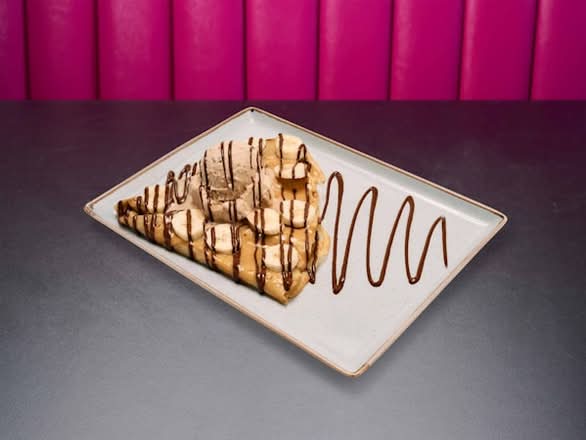 Peanut Butter Choc Crepe