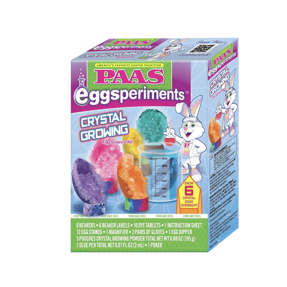 PAAS® Eggsperiments® Crystal Growing Egg Science Kit
