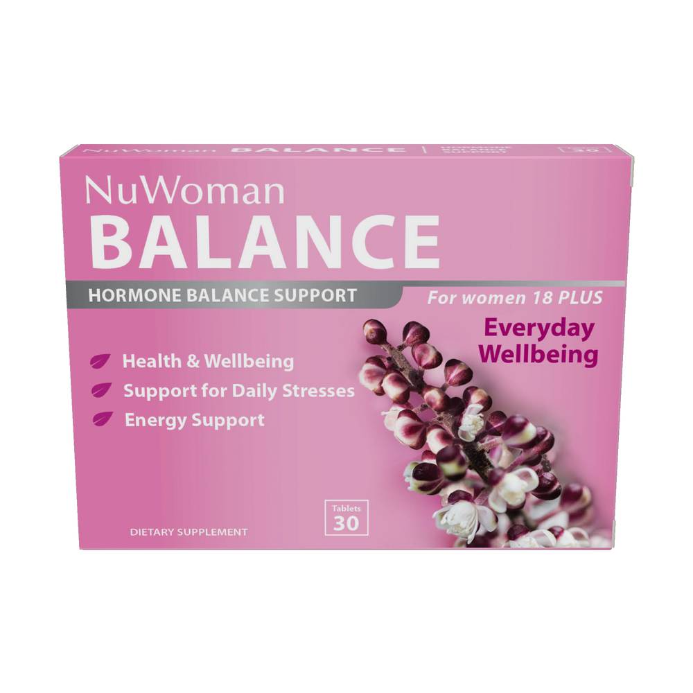 NuWoman BALANCE Hormone Balance Support Tablets 30s