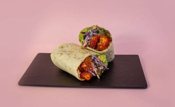 Buffalo Tempeh Wrap