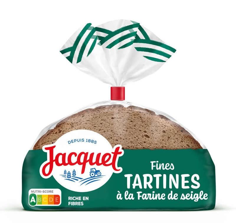 Jacquet - Pain fines tartines à la farine de seigle (500g)