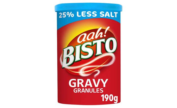 Bisto Gravy Granules Beef Reduced Salt 190g (402320)
