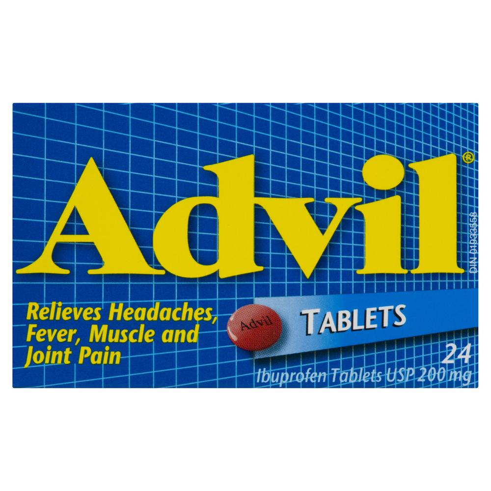 Advil Ibuprofen Usp 200 mg Tablets (40 g, 24 ct)