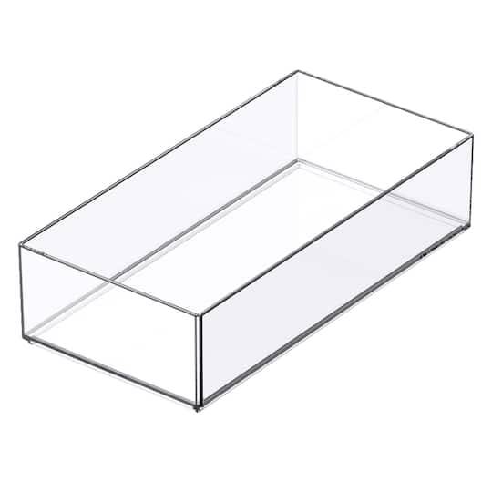 8" X 4" Clear Stacking Storage Tray By Simply Tidy