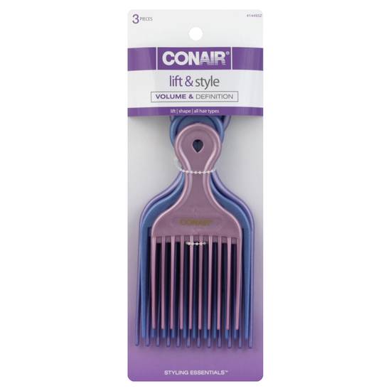 Conair Hair Lift Combs (3 ct)