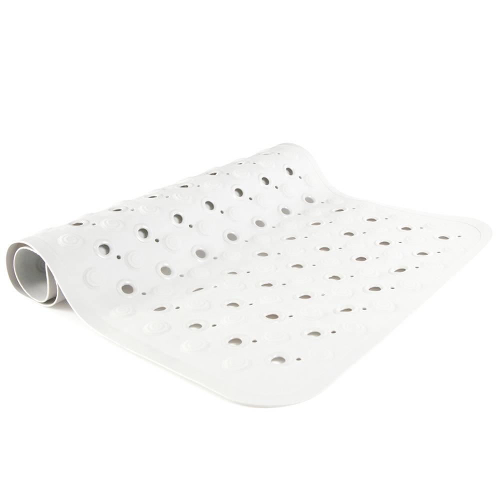 Style Selections White Non-slip Shower and Bathtub Mat | LW67267PDQ