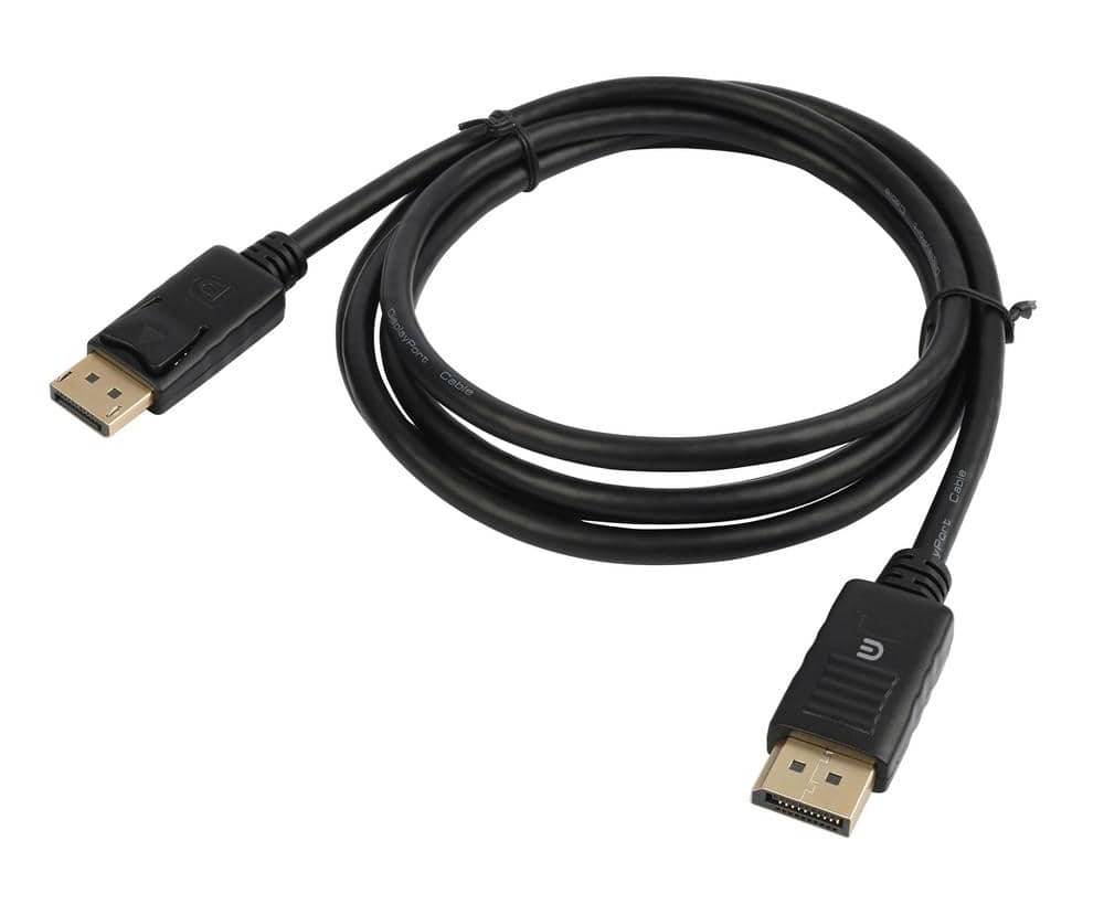 Commercial Electric Mini Displayport To Displayport Cable, 6 Feet, Black