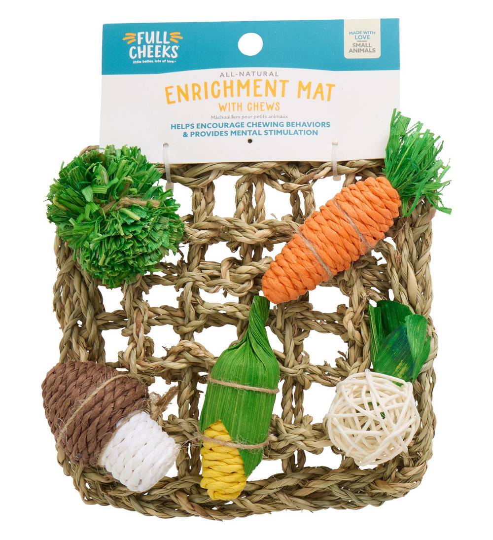 Full Cheeks Enrichment Mat With Chews, Assorted