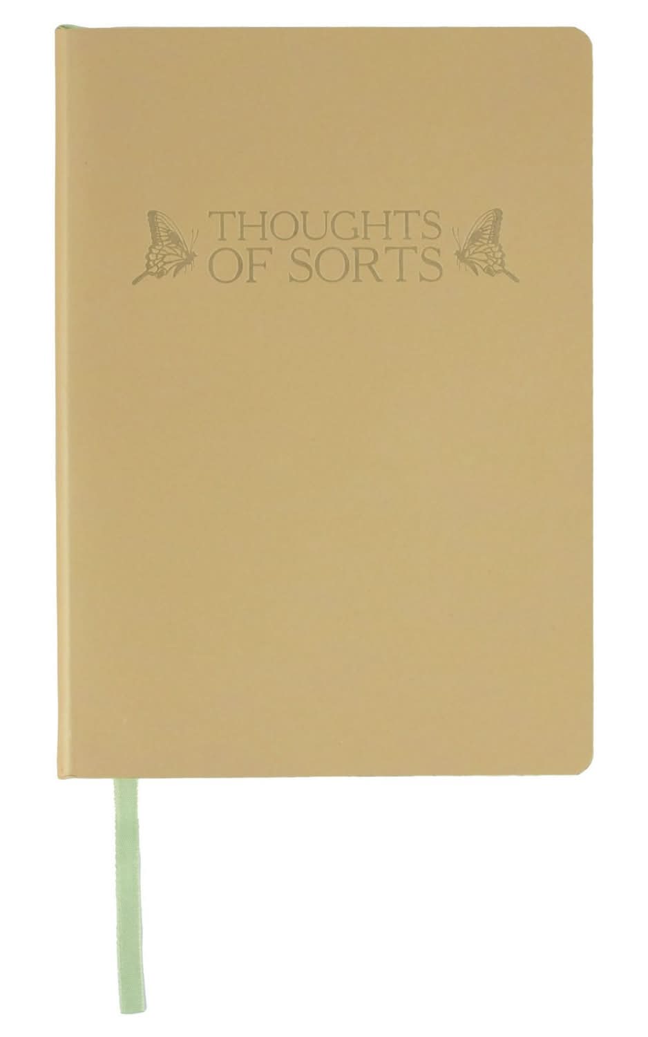 U Style "Thoughts Of Sorts" Edge-Printed Journal, 120 Sheets, 5.75 X 8 In