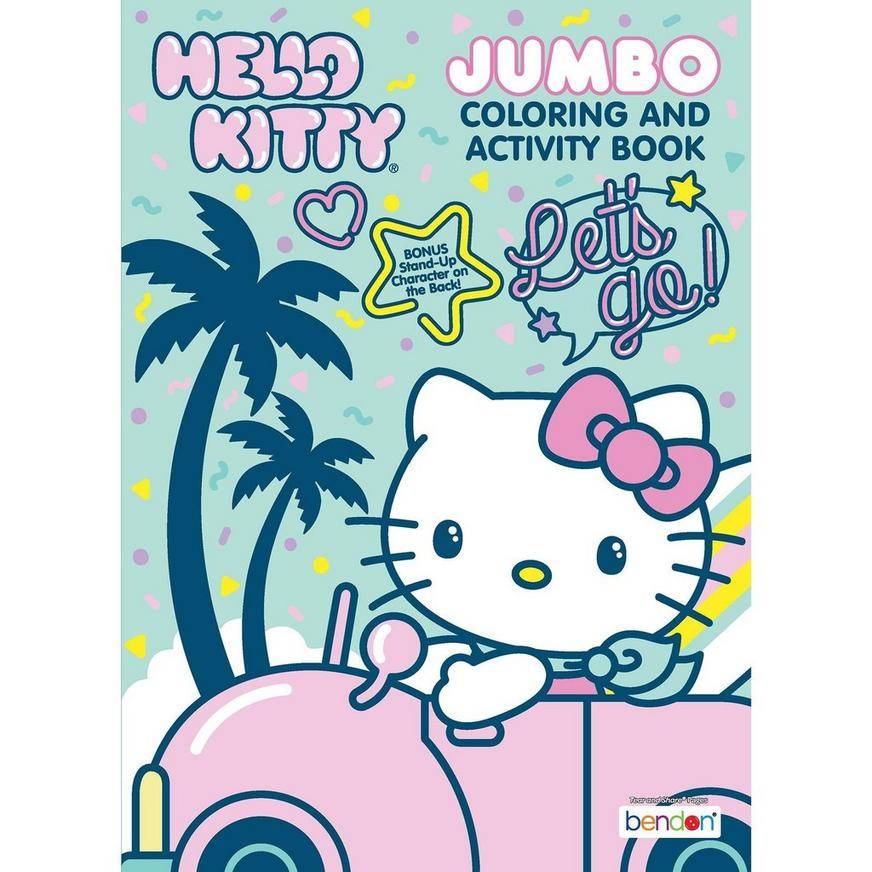 Hello Kitty Jumbo Coloring Activity Book