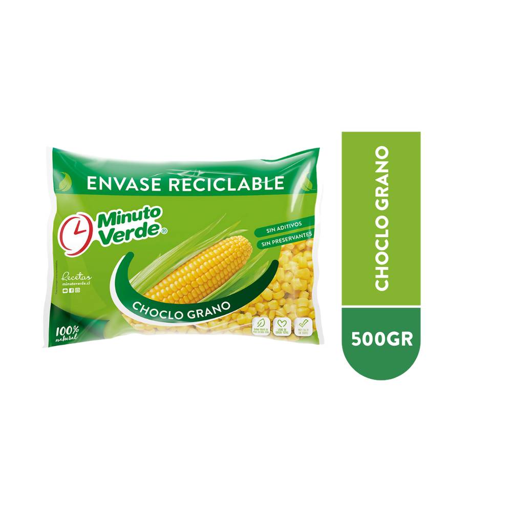 Minuto verde choclo en grano congelado (bolsa 500 g)