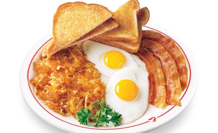 2 Eggs Hash Browns, Mt & Toast