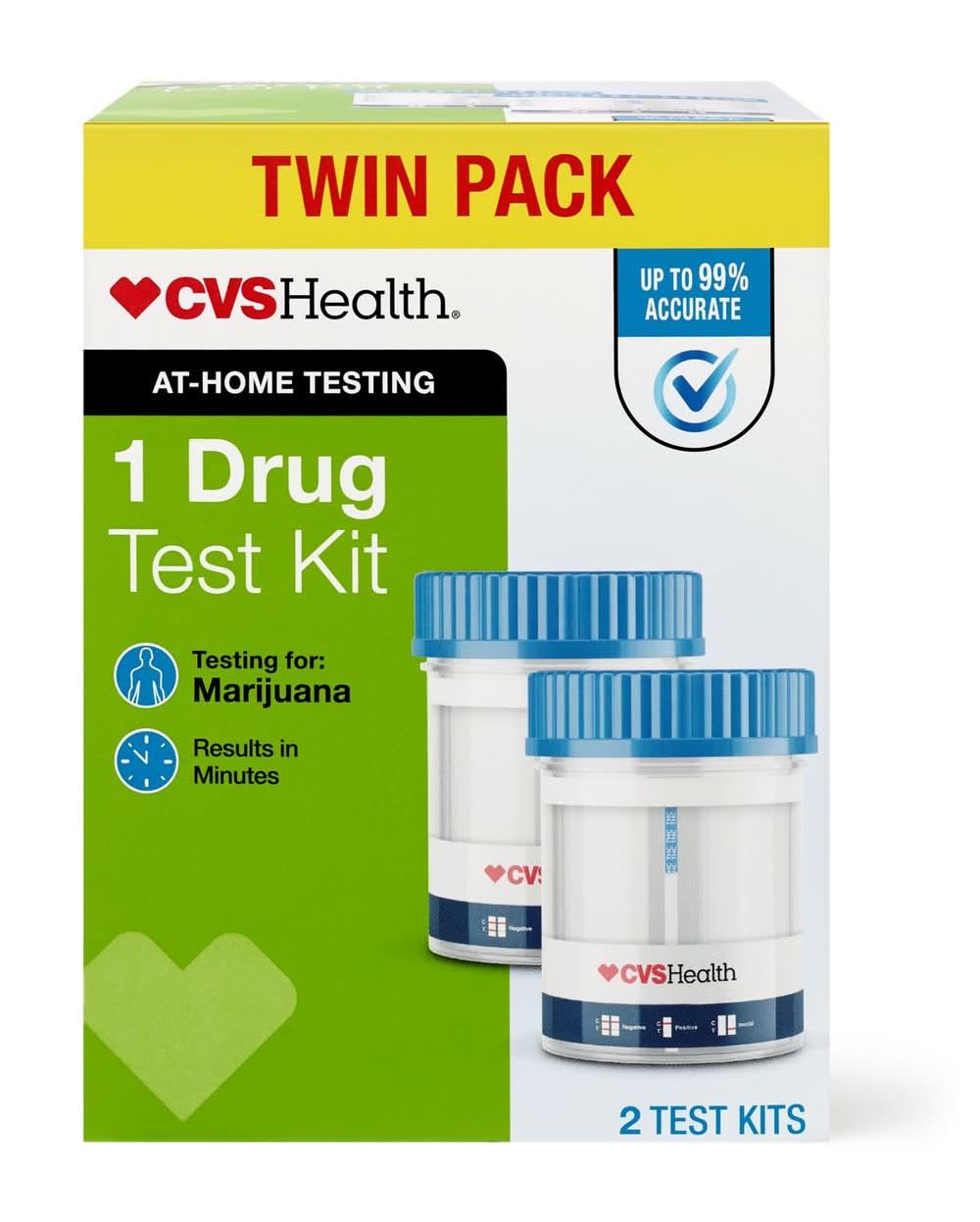 DrugConfirm Marijuana Home Drug Test Value pack (2 ct)