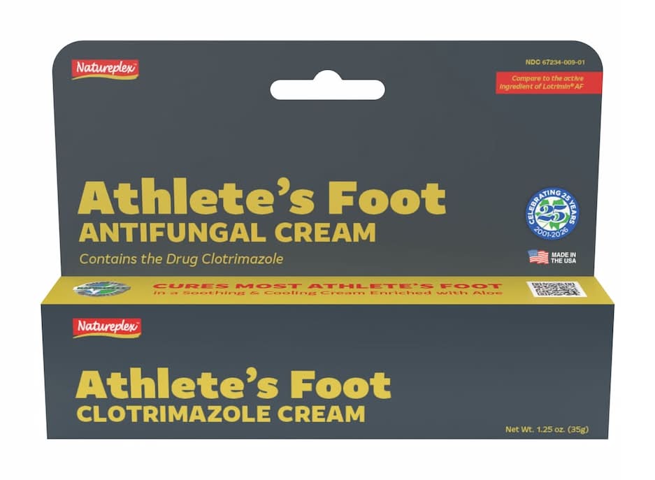 Natureplex Athlete's Foot Clotrimazole Antifungal Cream (1.25 oz)