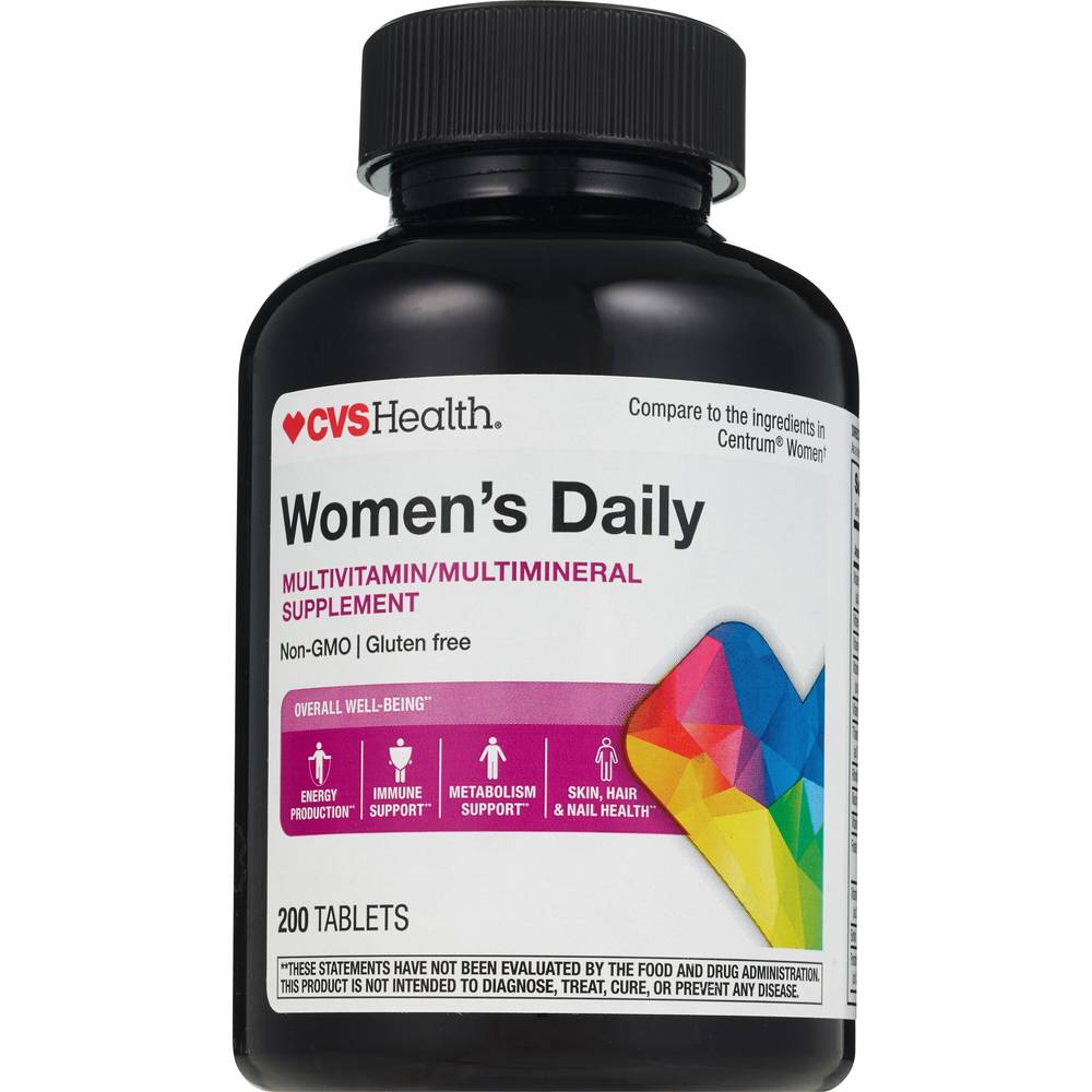 CVS Health Women's Multivitamin Tablets, 200 CT