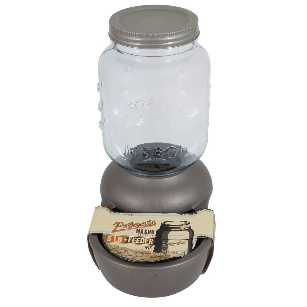 Petmate® Mason Jar Replenishing Waterer (Color: Blue, Size: 4 Gal)