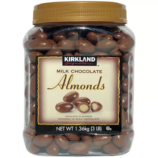 KIRKLAND SIGNATUREミルクチョコレートアーモンド1.36kg