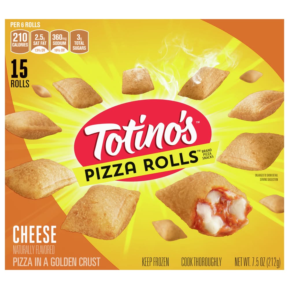 Totino's Frozen Pizza Rolls, Cheese (7.5 oz, 15 ct)