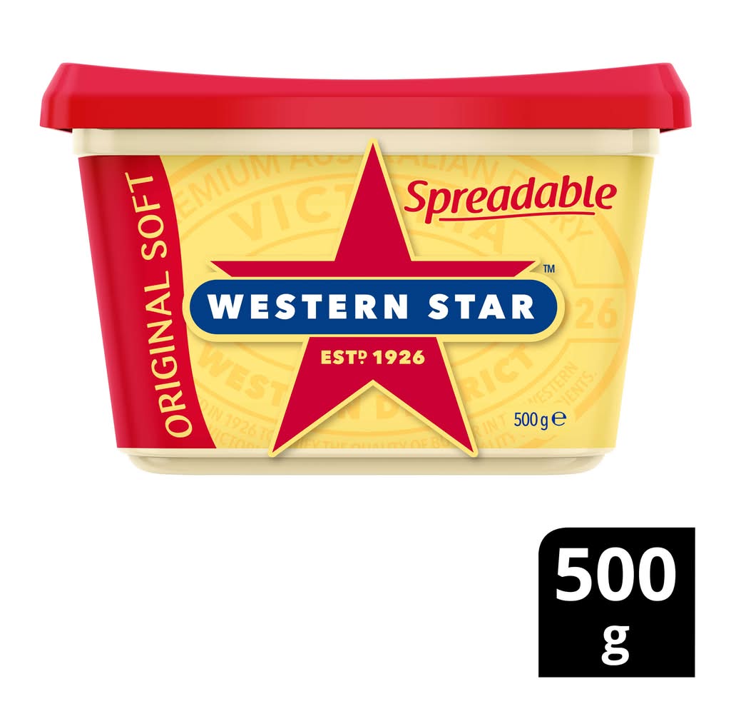 Western Star Original Soft Spreadable Butter (500g)