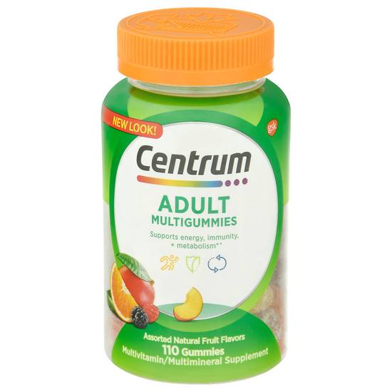 Centrum Fruit Flavors Multivitamin Multigummies (110 ct)