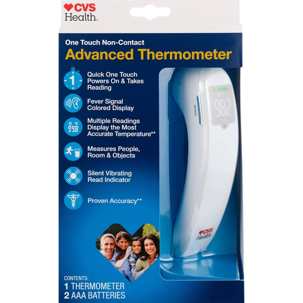 CVS Health One Touch Non Contact Advanced Thermometer