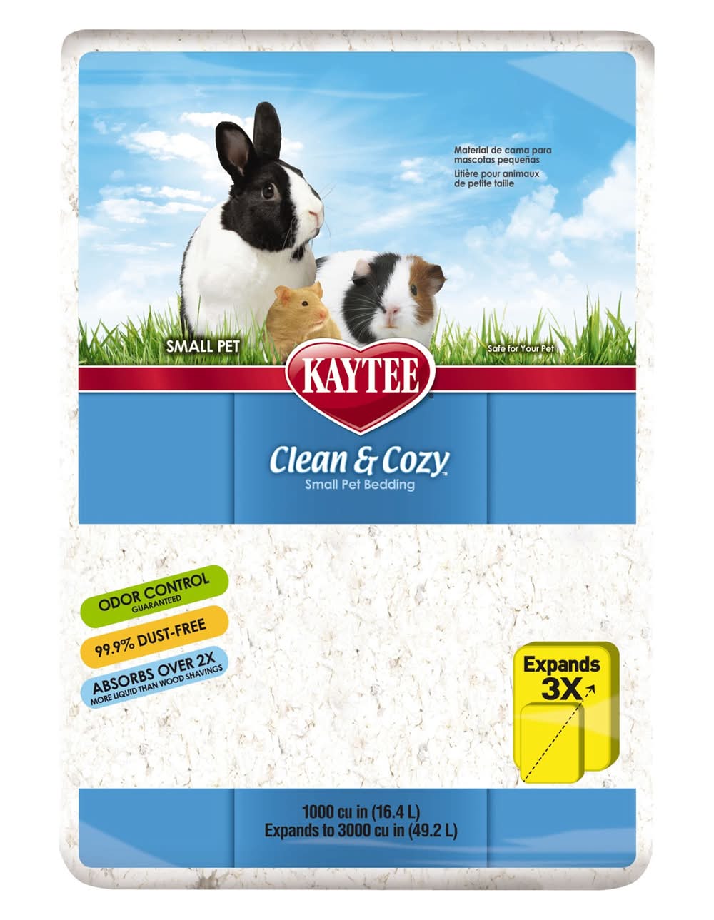 KAYTEE® Clean & Cozy™ Small Pet Bedding (Color: White, Size: 49.2 L)