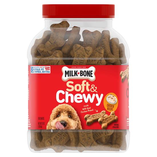 Milk-Bone Soft & Chewy Chicken Dog Treats (37 oz)