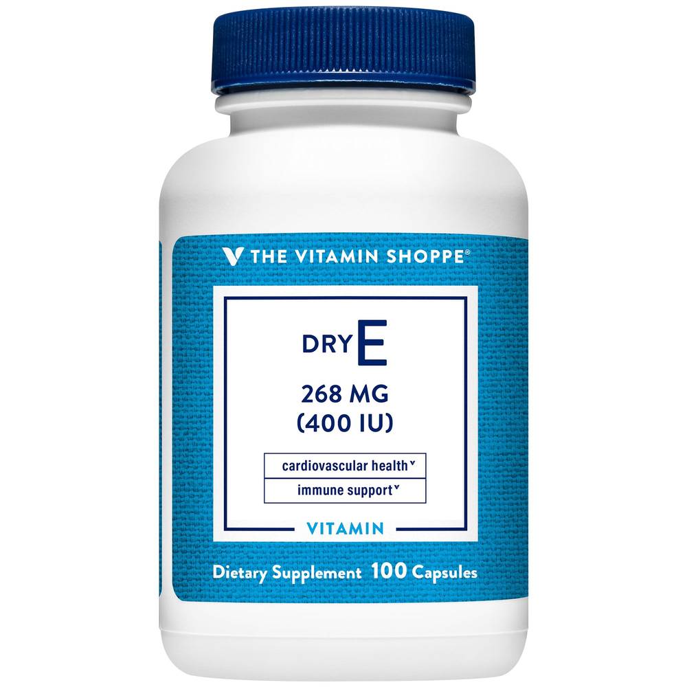 Dry Vitamin E - Cardiovascular & Immune Support - 268 Mg (100 Capsules)